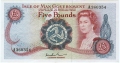 Isle Of Man 5 Pounds, from 1972